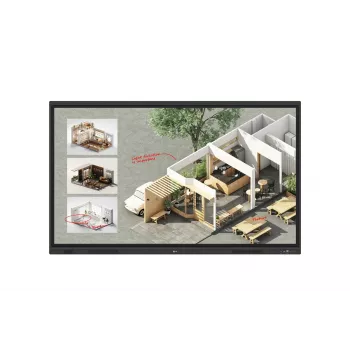 Interaktyvi lenta LG CreateBoard Standard 65 colių (165,1 cm) 4K UHD 3840×2160 liečiamas VA ekranas Wi‑Fi 6E 40W+20W