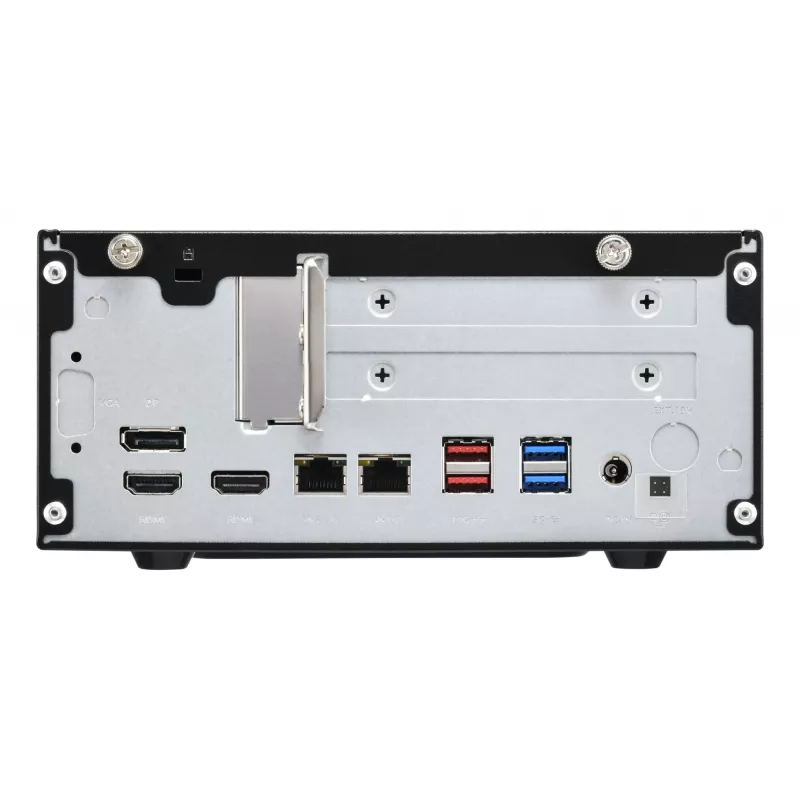 Shuttle XPC slim Barebone XB860G2 - LGA1851, Intel H860, 1xDP, 2xHDMI, 2 PCIe lizdai (1x 16X ir 1x X1), 2x Intel LAN (1G + 2.5G), 8x USB, 3x M.2, 24/7 nepertraukiamam darbui