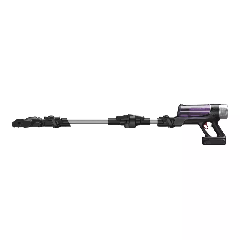 Rowenta RH2037 2-in-1 belaidis šluotinis dulkių siurblys, sausas valymas, be maišelio, 0,4 l, 250 W, juoda, violetinė