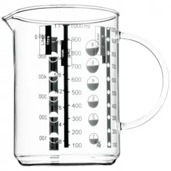 Matavimo ąsotis WMF Gourmet 1,0 l, stiklas, 1 vnt.
