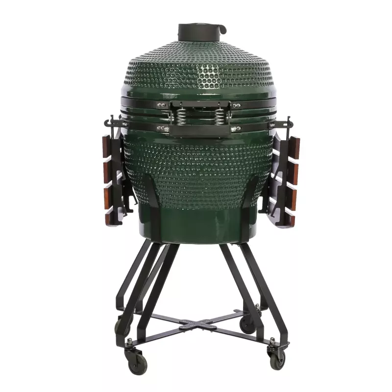 TARGUS Kamado Pro 22 colių dydis M (TunaBone) – keraminis kepsninė, 22 colių kepimo paviršius, žalia