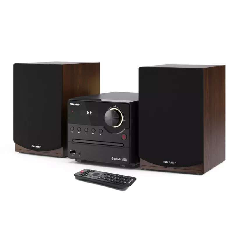 Sharp XL-B512(BR) namų garso mikro sistema, 45 W, ruda