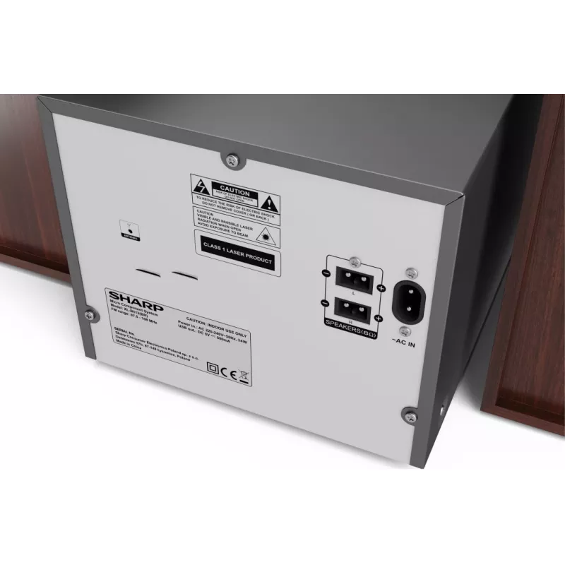 Sharp XL-B512(BR) namų garso mikro sistema, 45 W, ruda