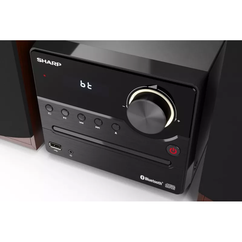 Sharp XL-B512(BR) namų garso mikro sistema, 45 W, ruda