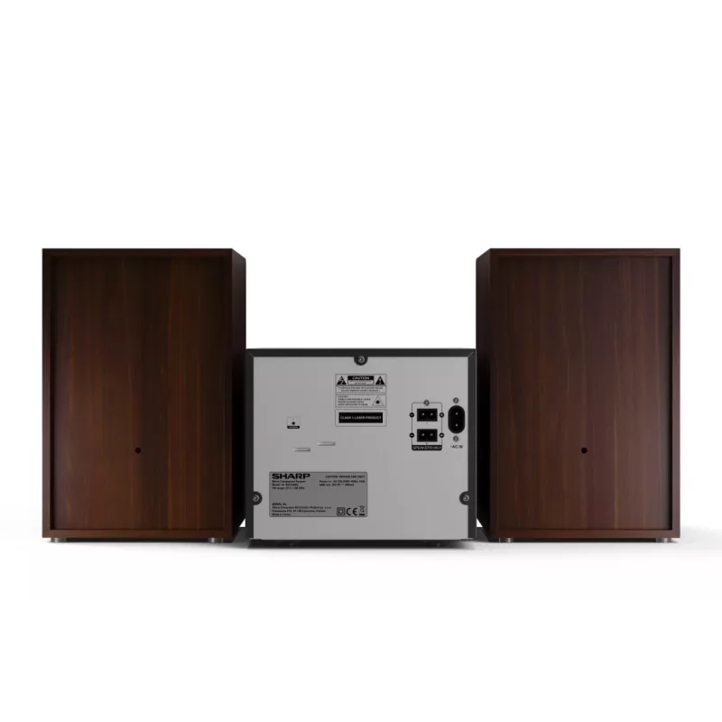 Sharp XL-B512(BR) namų garso mikro sistema, 45 W, ruda
