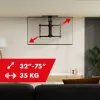 Elektrinis lubinis TV laikiklis MACLEAN MC-490, 32–75 col., motorizuotas pakreipimas ir sukimas