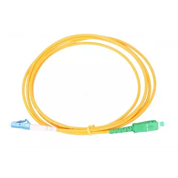 Patchcord Extralink SC/APC – LC/UPC vienmodis G.652D 3 mm simplex, 1 m