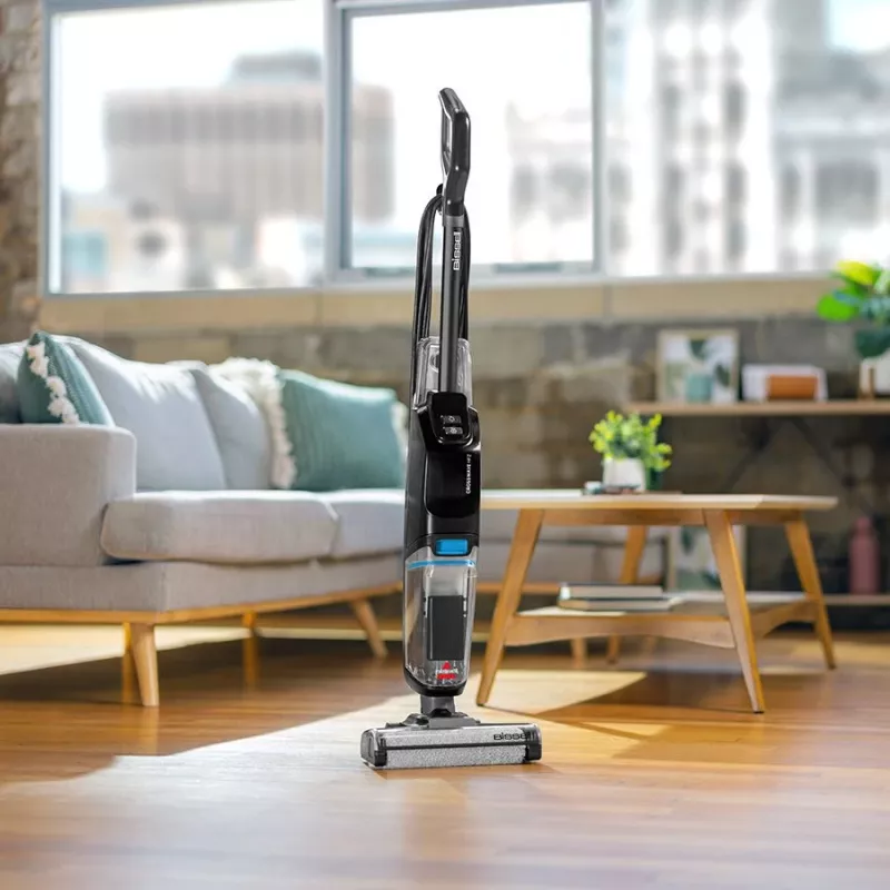 Bissell HF2 Pro vertikalus siurblys, baterinis, sausas ir šlapias valymas, be maišelio, 340 W, juodas