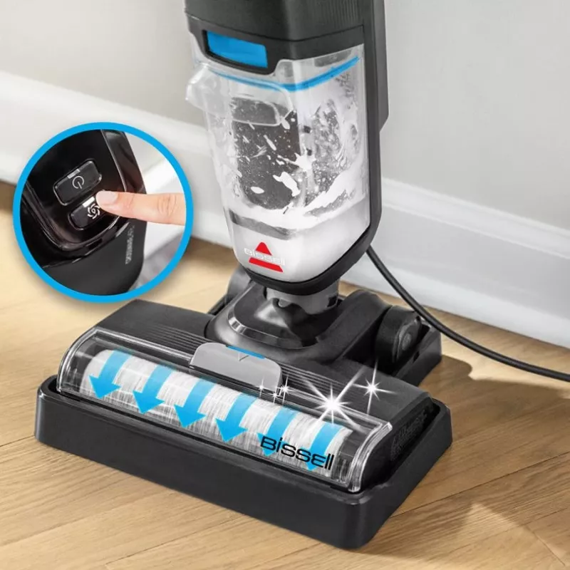 Bissell HF2 Pro vertikalus siurblys, baterinis, sausas ir šlapias valymas, be maišelio, 340 W, juodas