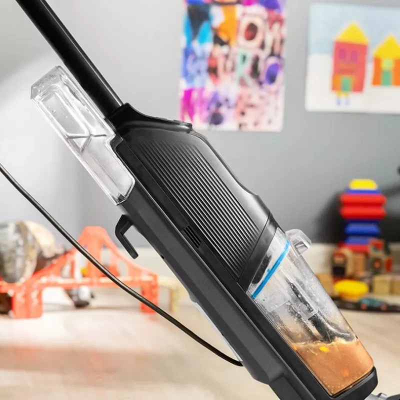 Bissell HF2 Pro vertikalus siurblys, baterinis, sausas ir šlapias valymas, be maišelio, 340 W, juodas