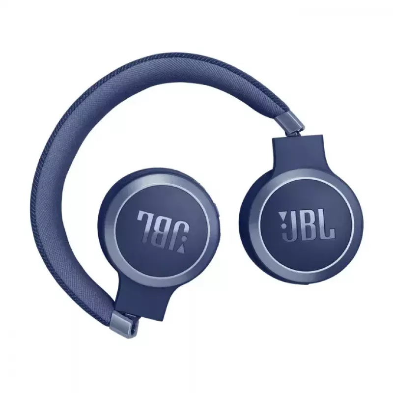 Ausinės JBL Live 670NC belaidės, lankeliu, mėlynos, Bluetooth 5.3