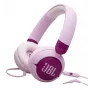 Ausinės JBL Junior 320 laidinės, ant ausų, galvos lankeliu, 20–20000 Hz, 116,8 g, violetinės