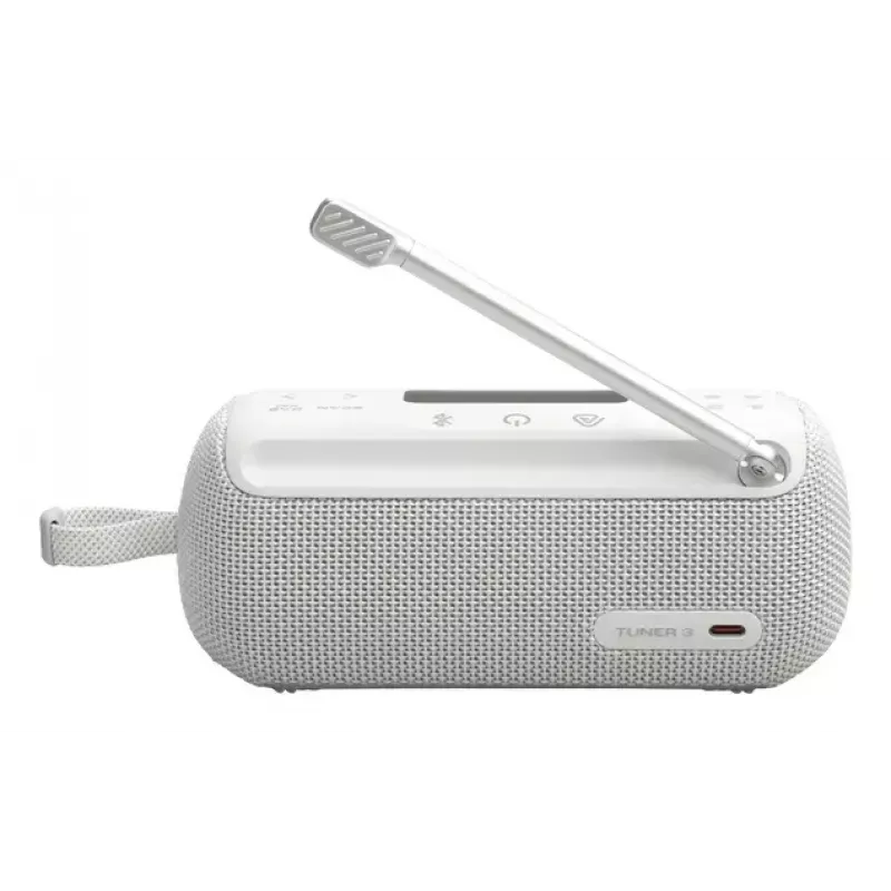 Nešiojamas radijas JBL Tuner 2 juodas analoginis skaitmeninis DAB FM