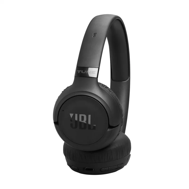 JBL Tune 680NC ausinės laidinės ir belaidės ant ausų skambučiams/muzikai Bluetooth juodos