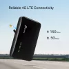 Belaidis 4G maršrutizatorius TP-Link M7005 Vienos juostos 2,4 GHz, NanoSIM, Wi-Fi 6, juodas