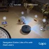 Robotinis siurblys TP-Link Tapo RV50 Pro Omni — 0,28 L dulkių talpa, 5200 mAh baterija, bazinė stotis su 3 L dulkių rezervuaru