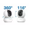 TP-LINK Tapo C250 PTZ 8MP 4K namų apsaugos Wi-Fi kamera su AI ir naktiniu matymu