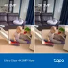 TP-LINK Tapo C250 PTZ 8MP 4K namų apsaugos Wi-Fi kamera su AI ir naktiniu matymu