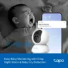 TP-LINK Tapo C250 PTZ 8MP 4K namų apsaugos Wi-Fi kamera su AI ir naktiniu matymu