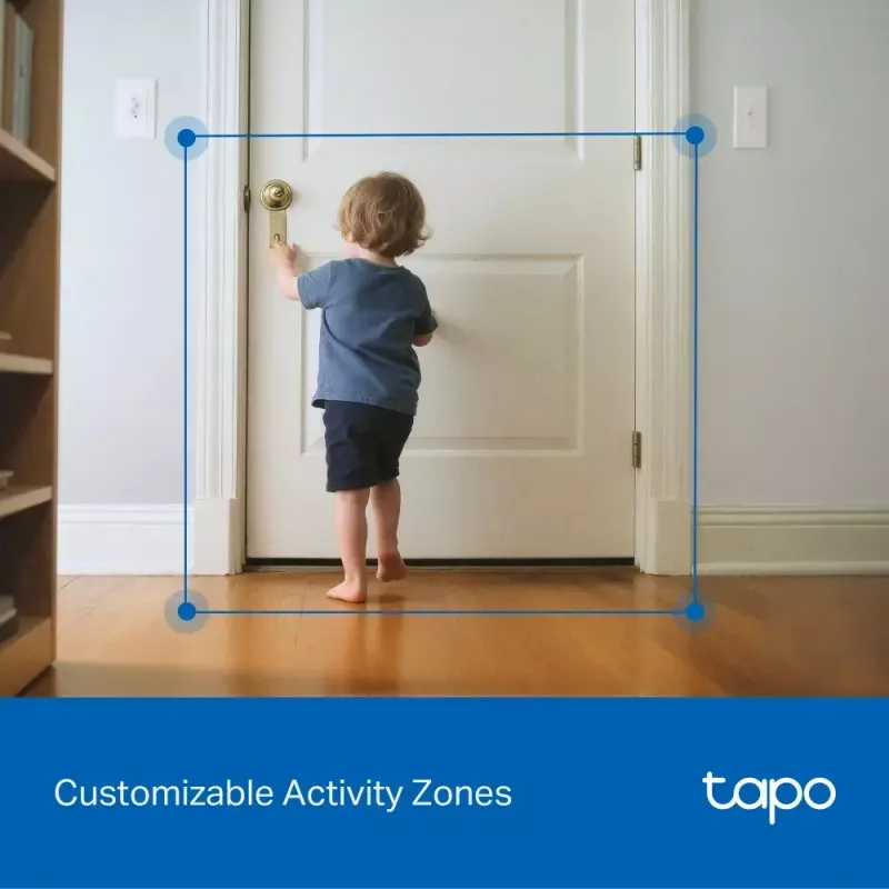 TP-LINK Tapo C250 PTZ 8MP 4K namų apsaugos Wi-Fi kamera su AI ir naktiniu matymu