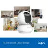 TP-LINK Tapo C250 PTZ 8MP 4K namų apsaugos Wi-Fi kamera su AI ir naktiniu matymu