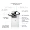 HP Color LaserJet Enterprise Flow MFP M776zs daugiafunkcis spausdintuvas, lazerinis, spalvotas, 1200 x 1200 DPI, A3, tiesioginis spausdinimas, juoda, balta