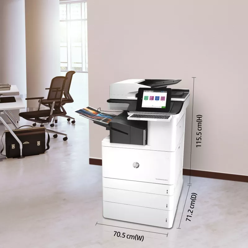 HP Color LaserJet Enterprise Flow MFP M776zs daugiafunkcis spausdintuvas, lazerinis, spalvotas, 1200 x 1200 DPI, A3, tiesioginis spausdinimas, juoda, balta