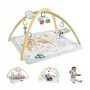 Fisher-Price Sensimals Simply Senses Newborn Gym – kūdikių kilimėlis su 6 sensoriniais žaislais