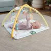 Fisher-Price Sensimals Simply Senses Newborn Gym – kūdikių kilimėlis su 6 sensoriniais žaislais