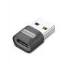 Lenovo 4X91C99226 keitiklis USB-C (moteriškas) į USB-A (vyriškas), juodas