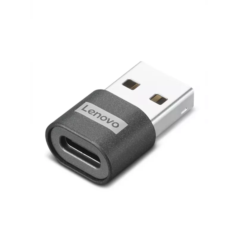 Lenovo 4X91C99226 keitiklis USB-C (moteriškas) į USB-A (vyriškas), juodas