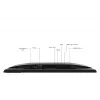LED monitorius Lenovo L27M-30, 27 colių, Full HD, IPS, 6 ms, 250 cd/m², USB 3.2, garsiakalbiai, VESA, sidabrinis/juodas