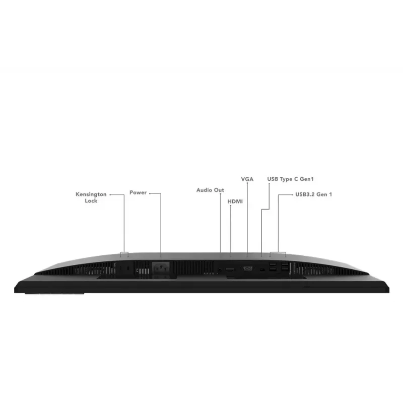 LED monitorius Lenovo L27M-30, 27 colių, Full HD, IPS, 6 ms, 250 cd/m², USB 3.2, garsiakalbiai, VESA, sidabrinis/juodas
