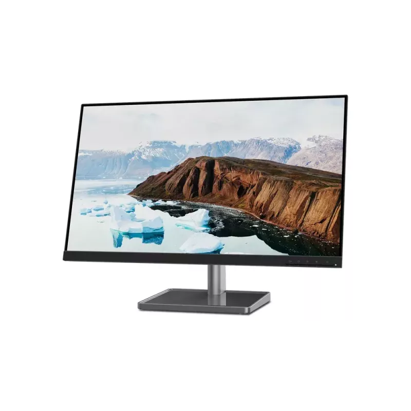 LED monitorius Lenovo L27M-30, 27 colių, Full HD, IPS, 6 ms, 250 cd/m², USB 3.2, garsiakalbiai, VESA, sidabrinis/juodas