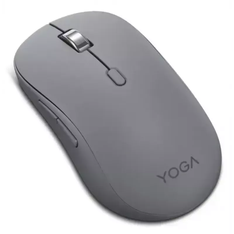 Belaidė ambidekstrinė pelė Lenovo Yoga Office Bluetooth 5.3 Optinė 4000 DPI, 8 mygtukai, pilka, AA baterija