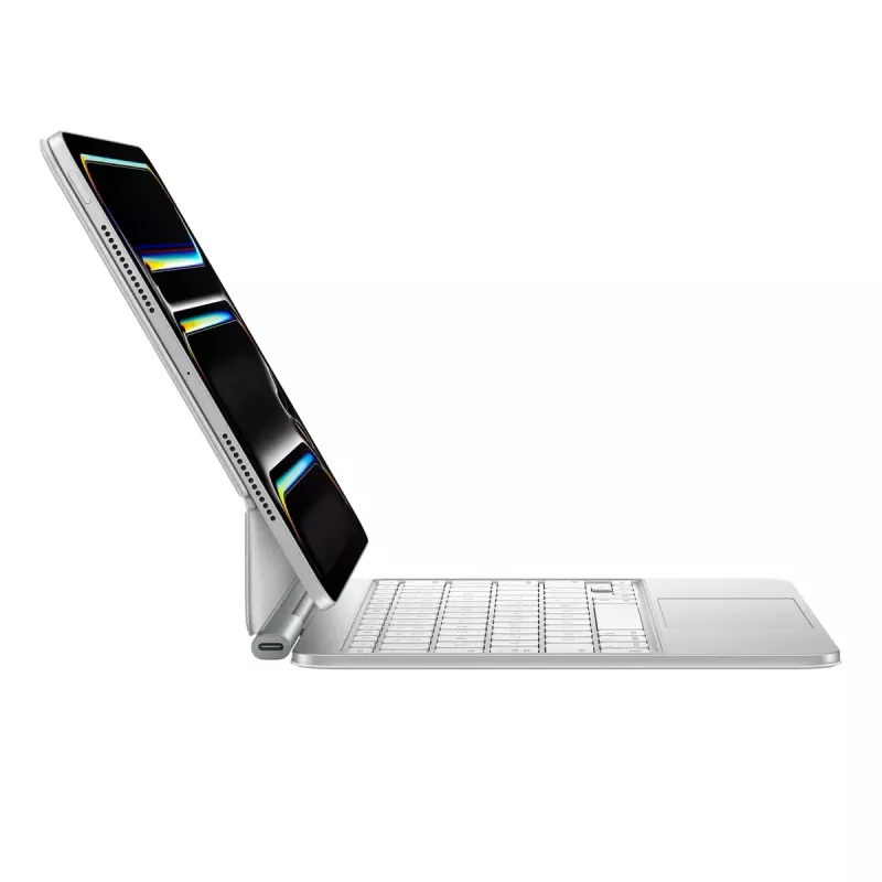 Apple Magic Keyboard QWERTY rusiškas baltas su Trackpad, skirta iPad Pro 11 colių