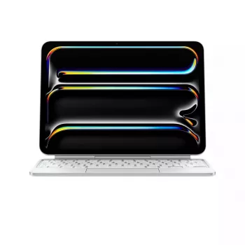 Apple Magic Keyboard QWERTY rusiškas baltas su Trackpad, skirta iPad Pro 11 colių