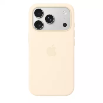 Silicone Dėklas su MagSafe Apple iPhone 17 Pro — Vanilė, tinka 16 cm (6,3 colio) ekranui
