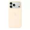 Silicone Dėklas su MagSafe Apple iPhone 17 Pro Max Vanilla, tinka 17,5 cm (6,9 colio) ekranui