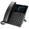 HP Poly VVX 350 IP telefonas, 6 linijų, su PoE, juodas