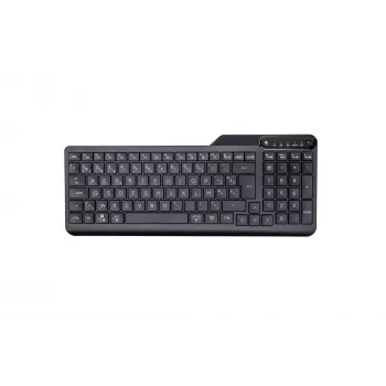 HP 460 belaidė Bluetooth klaviatūra keliems įrenginiams, pilno dydžio, AZERTY belgiškas išdėstymas, juoda