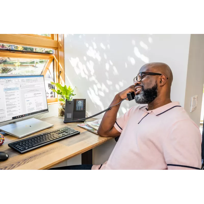 HP Poly CCX 505 verslo medijos telefonas, skirtas Microsoft Teams ir PoE