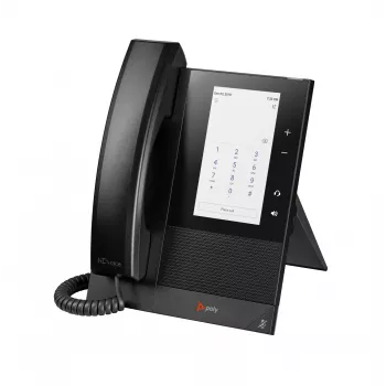 HP Poly CCX 400 verslo telefonas su jutikliniu ekranu, skirtas Microsoft Teams ir PoE