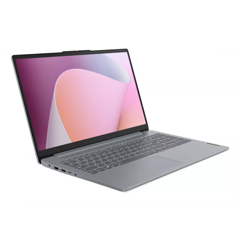 Nešiojamas kompiuteris Lenovo IdeaPad Slim 3 15AMN8 AMD Ryzen™ 3 7320U 39,6 cm (15,6 colio) Full HD 8 GB LPDDR5-SDRAM 512 GB SSD Wi-Fi 6 (802.11ax) Windows 11 Home Pilka