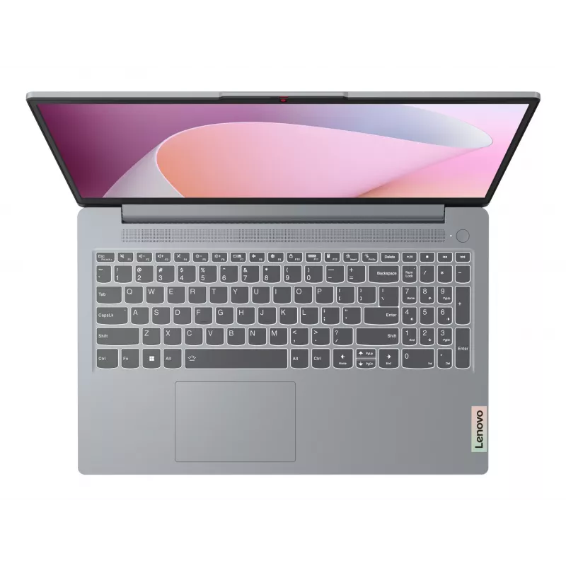 Nešiojamas kompiuteris Lenovo IdeaPad Slim 3 15AMN8 AMD Ryzen™ 3 7320U 39,6 cm (15,6 colio) Full HD 8 GB LPDDR5-SDRAM 512 GB SSD Wi-Fi 6 (802.11ax) Windows 11 Home Pilka