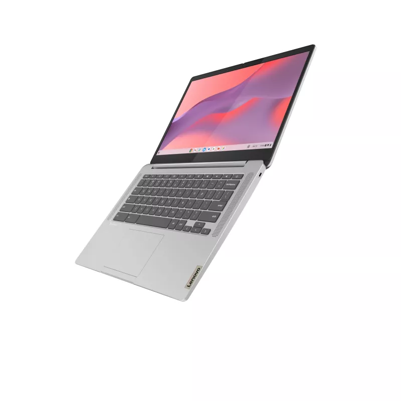 Lenovo IdeaPad Slim 3 Chrome 14M868 MediaTek Kompanio 520 Chromebook 35,6 cm (14 colių) Full HD 4 GB LPDDR4x-SDRAM 128 GB eMMC Wi-Fi 6 (802.11ax) ChromeOS Pilka