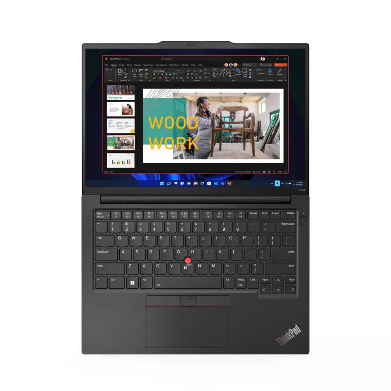 Lenovo ThinkPad E14 Gen 5 (AMD) AMD Ryzen™ 3 7330U nešiojamas kompiuteris 35,6 cm (14 colių) WUXGA 8 GB DDR4-SDRAM 256 GB SSD Wi-Fi 6 (802.11ax) Windows 11 Pro Vokiška juoda