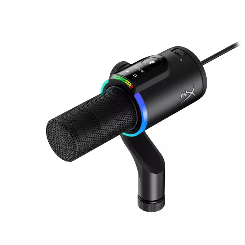HyperX FlipCast – USB/XLR dinaminis mikrofonas (juodas)