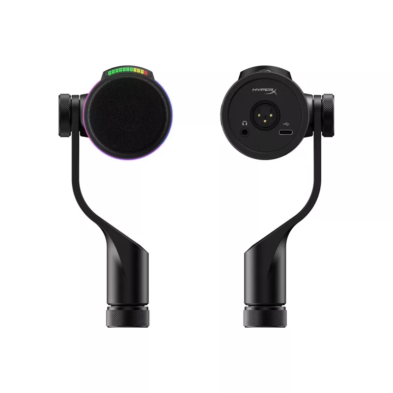 HyperX FlipCast – USB/XLR dinaminis mikrofonas (juodas)