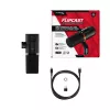 HyperX FlipCast – USB/XLR dinaminis mikrofonas (juodas)